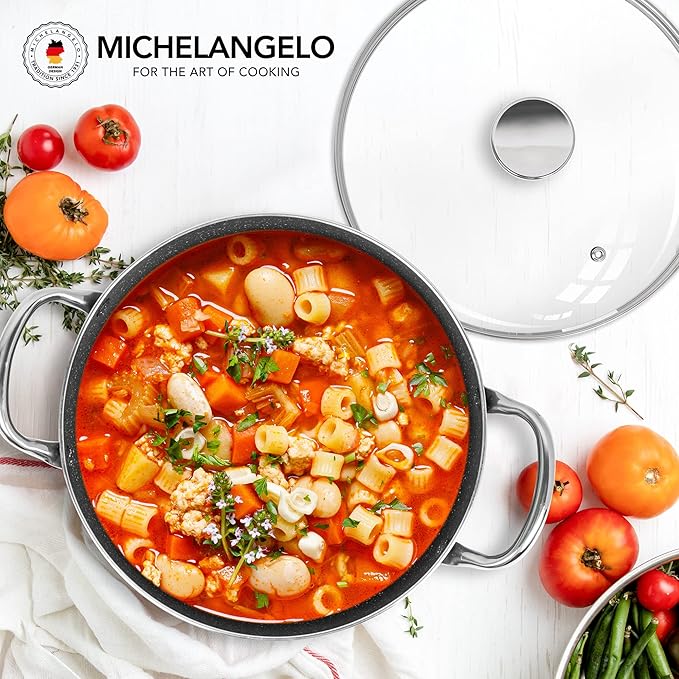 MICHELANGELO 5 Quart Stock Pot - Image 7