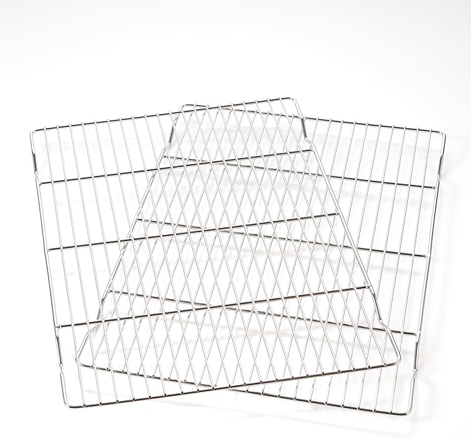 2-Pack Cooling Racks for Baking, 10x15 Inch Heavy Duty Stainless Steel Wire by Unknown