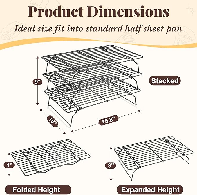 Cooling Racks for Cooking and Baking - Image 2