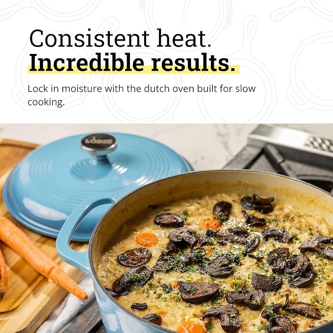 Lodge Essential Enamel Cast Iron Dutch Oven - Image 3