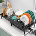Large Extendable Dish Drying Rack, 16.93" to 26.57" Expandable Dish Rack by Urackify