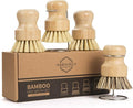 SAMEBUTECO 6-Piece Bamboo Dish Brush Set by HOME