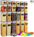 24 Pack Airtight Food Storage Containers by stusgo