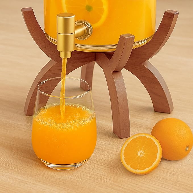 Glass Drink Dispenser, 1.5 Gallon Beverage Dispenser - Image 6