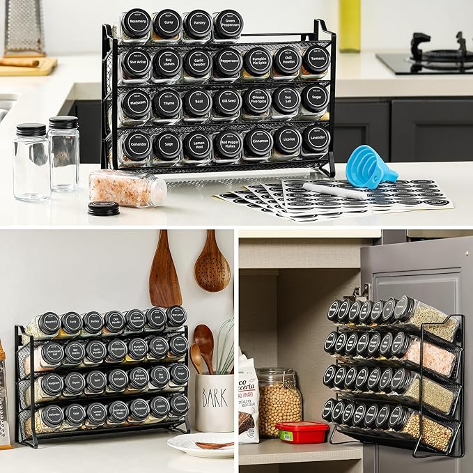 AOZITA Spice Rack Organizer for Cabinet, Spice Organizer - Image 7
