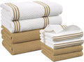 Casa Platino Kitchen Dish Cloths and Dish Towels, Soft and Stylish Helpers by CasaPlatino