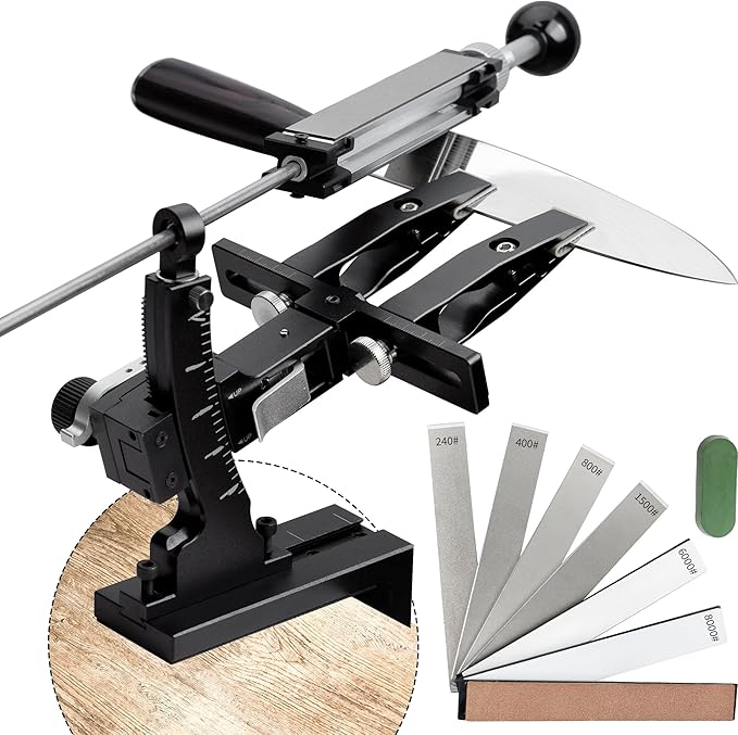 CWOVRS Knife Sharpening System, Precision Adjust Knife Sharpener 9–25° by CWOVRSYourGreatHelper