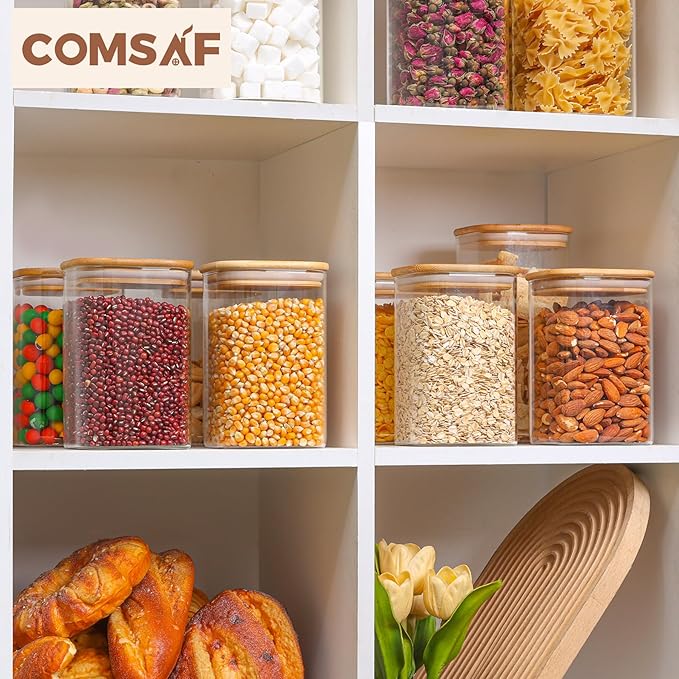 ComSaf 1.2 Qt Glass Storage Containers - Image 8