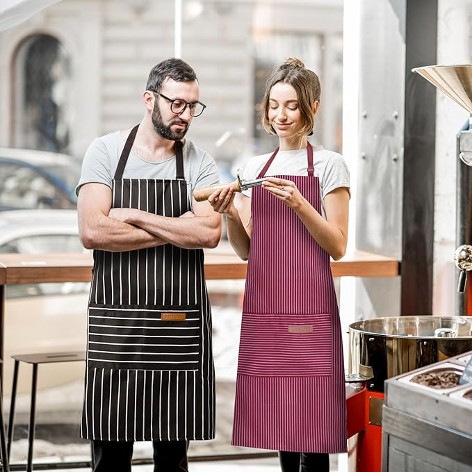 BeLuyi 2 Pack Adjustable Bib Apron - Image 5