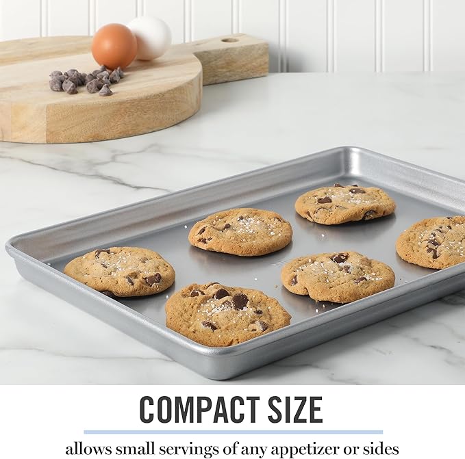 Martha Stewart Gallen 13x9 Inch Nonstick Carbon Steel Cookie Sheet - Image 7