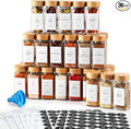 DWTS DANWEITESI 36 Pcs Glass Spice Jars - 4oz by DWTSDANWEITESI