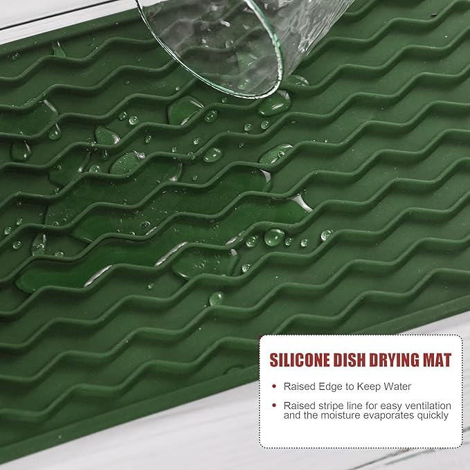 Silicone Dish Drying Mat for Multiple Usage, Easy clean, Eco-friendly, - Image 4