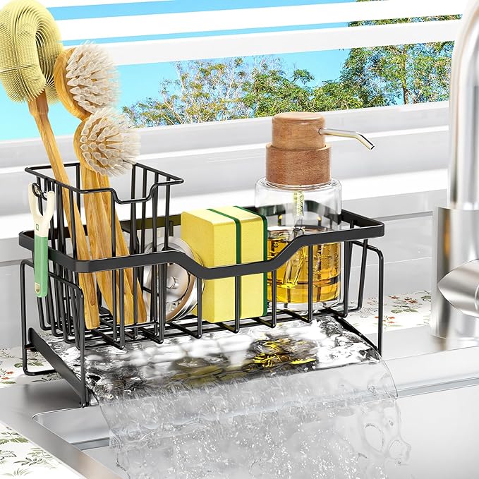 StorageRight Kitchen Sink Caddy Organizer, Rustproof Sponge Holder by StorageRight