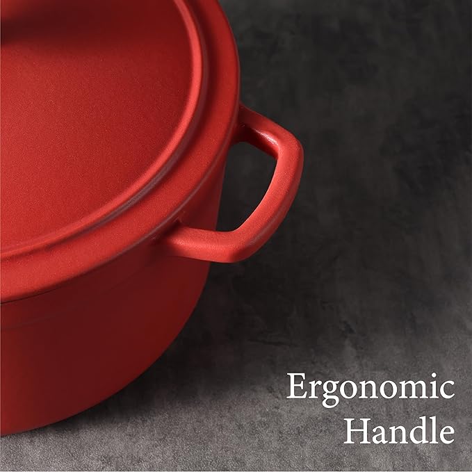 CAROTE 5QT Enameled Cast Iron Dutch Oven Pot - Image 6