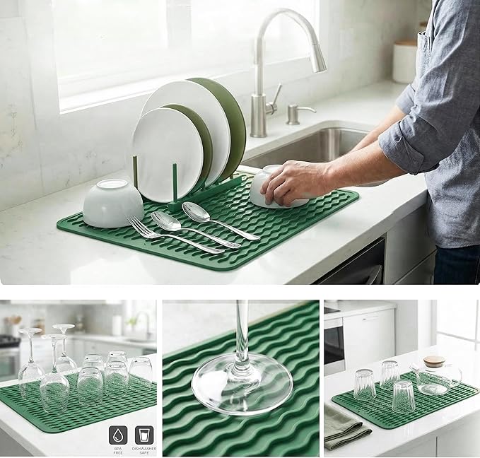 MicoYang Silicone Dish Drying Mat - Image 4