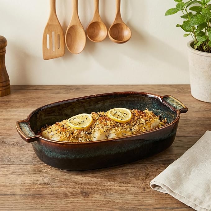 Ceramic Oval Casserole Baking Dish, 1 Quarts Baking Dish - Image 7