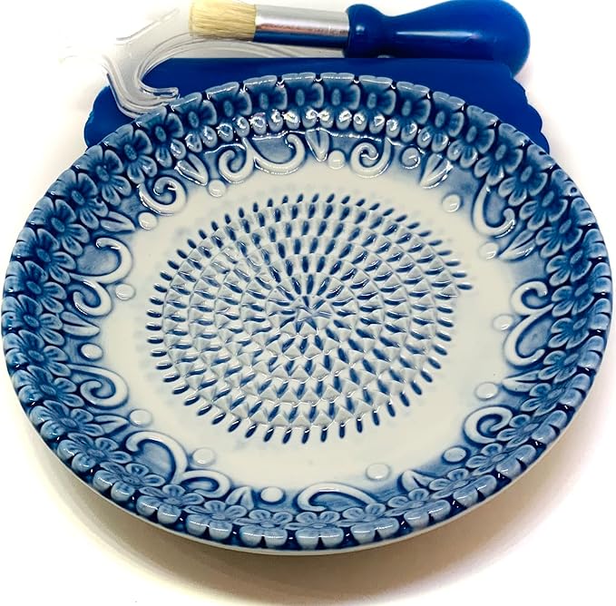BonCera, All-in-one Premium Ceramic Garlic Grater Plate 4-Piece Set - Image 2
