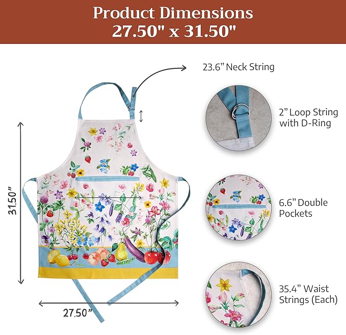 Maison d' Hermine 100% Cotton Apron - Image 7