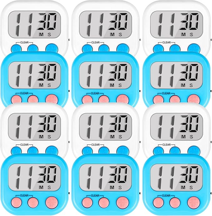 Timer for Kids Teachers Supplies Digital Kitchen Timers for Cooking Large by AOUCE