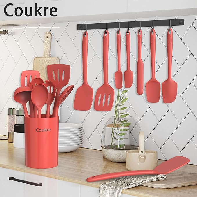Coukre Silicone Kitchen Cooking Utensils Set - Image 6