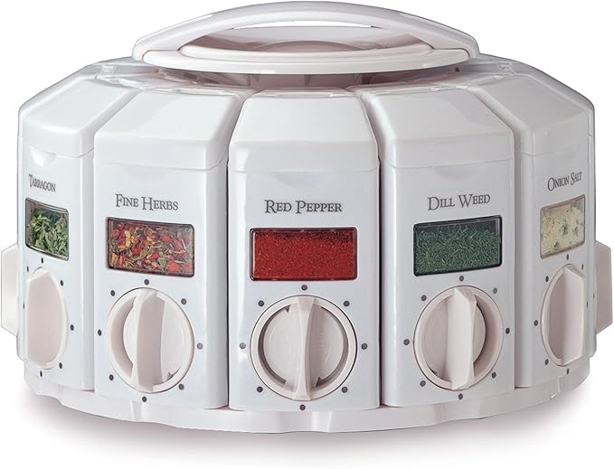KitchenArt Spice Rack, Select-A-Spice Auto-Measure Rotating Spice Rack by KitchenArt