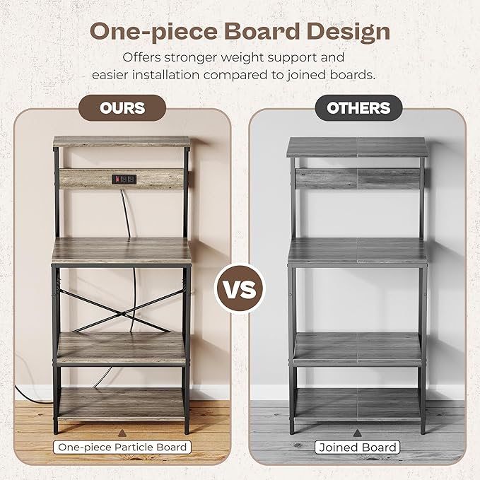 SUPERJARE Kitchen Bakers Rack - Image 8