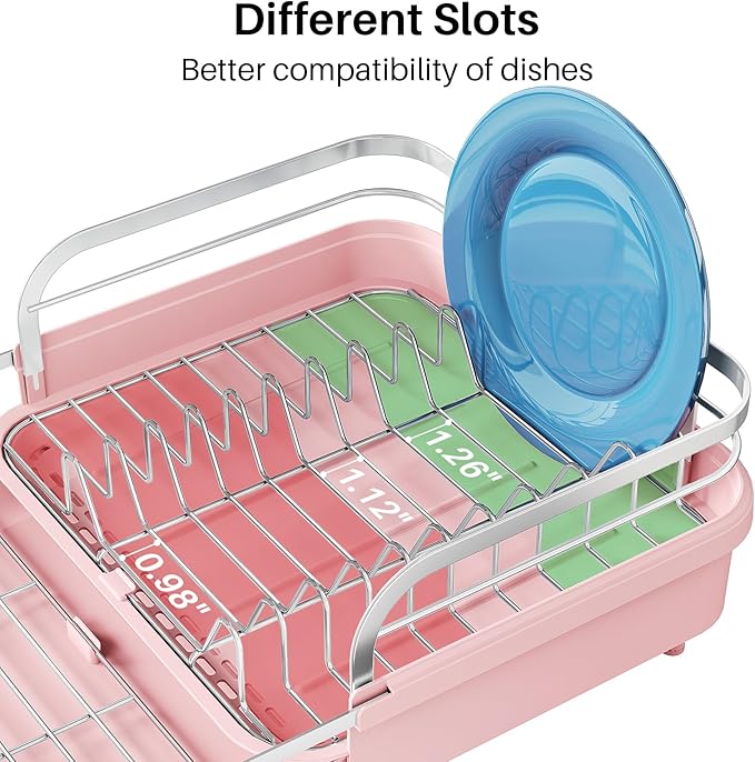 SNTD Dish Drying Rack, Expandable Dish Rack - Image 6