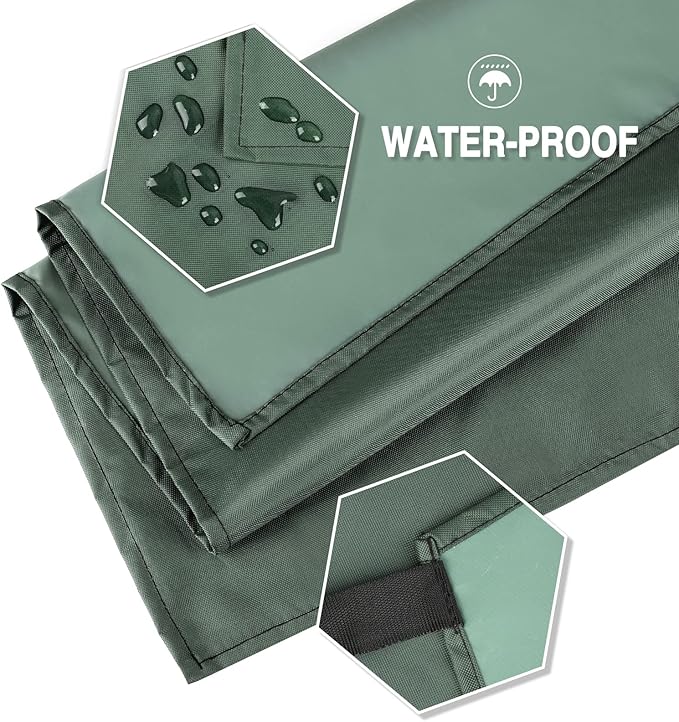 Gotega Waterproof Rubber Vinyl Apron Adjustable Dishwasher Apron - Image 3