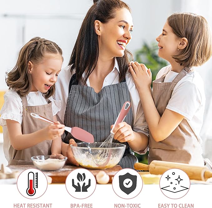 Silicone Spatula Set, Soft & Strong, Nonstick Cookware, Dishwasher Safe - Image 7