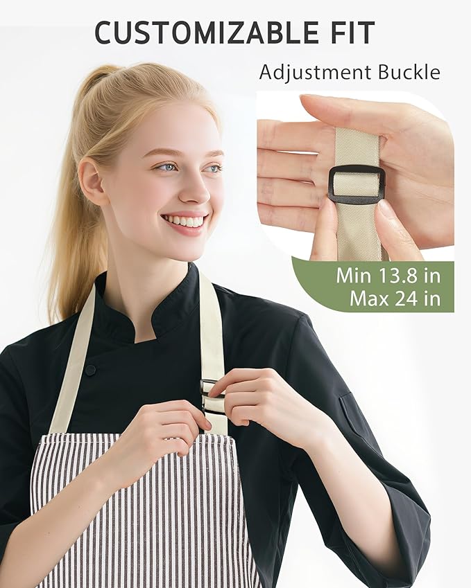 Syntus Chef Apron for Men Women Kitchen Cooking Apron - Image 4