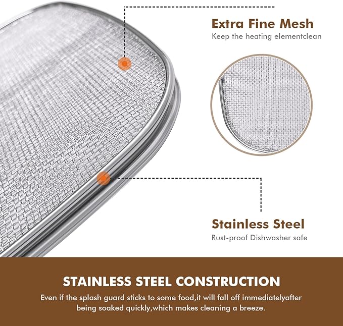 Stainless Steel Splatter Shield - Image 3