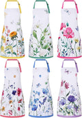 Bencailor 6 Pcs Spring Kitchen Aprons by Bencailor