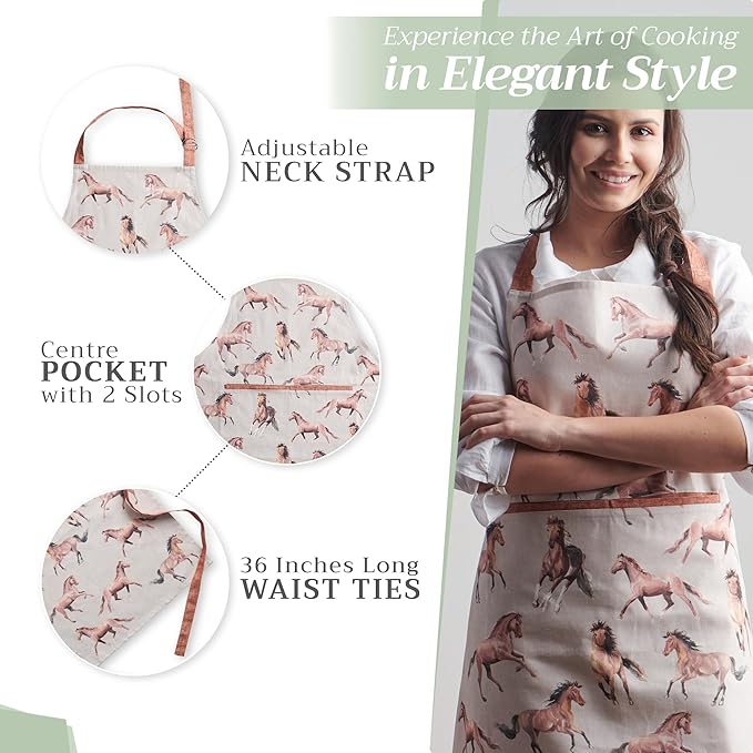 Maison d' Hermine 100% Cotton Apron - Image 5