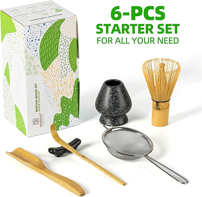 TEANAGOO Matcha Whisk Set, Bamboo Matcha Whisk - Image 6