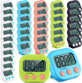 Xuhal 100 Pieces Digital Kitchen Timer Bulk, Small Magnetic Timers by Xuhal