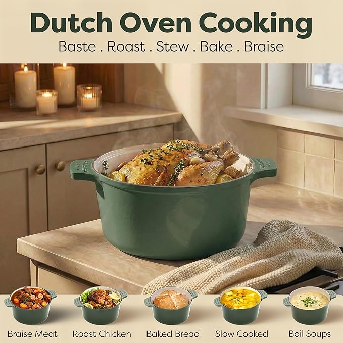 Gotham Steel 5 Qt Lightweight Dutch Oven Pot - Image 10