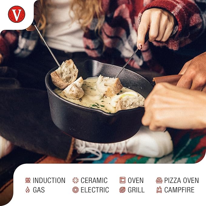 Victoria Cast Iron Saucepan, Cast Iron Melting Pot, Made in Colombia - Image 3