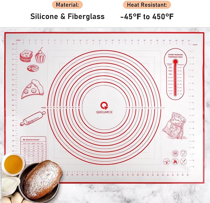 Extra Large Silicone Pastry Mat, Baking Mat - Image 2