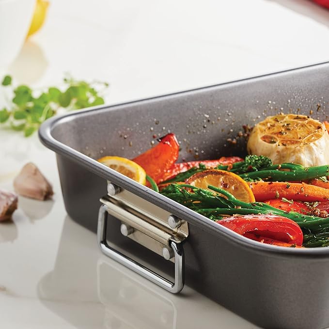 Farberware Bakeware Nonstick Steel Roaster - Image 9