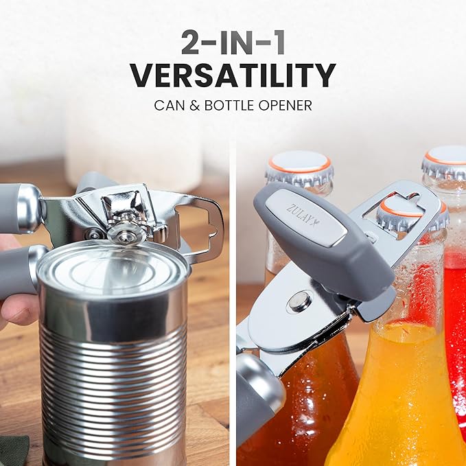 Zulay Kitchen Heavy Duty Stainless Steel Can Opener Manual - Image 7