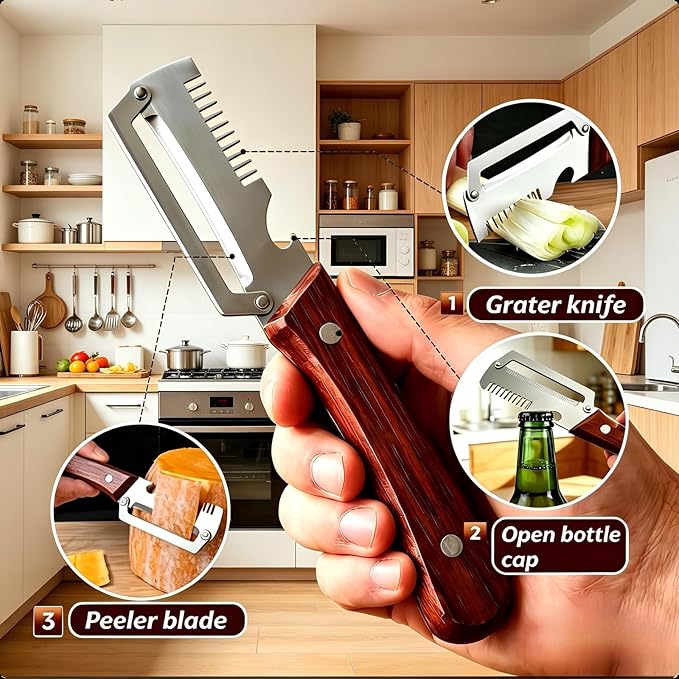 2PCS Multifunctional Vegetable Peeler, Premium Vegetable Peeler - Image 6