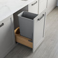 Dowell Single 50Qt Undermount Trash Pull-Out Waste Container by DowellKitchenBath