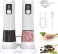 Electric Salt and Pepper Grinder Set, Upgrade 2-Speed Setting, External 5 by AMOSA