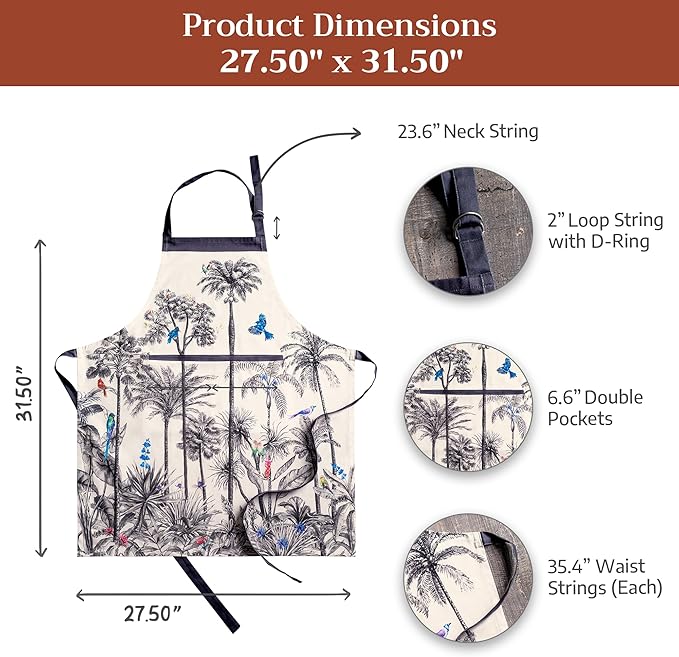 Maison d' Hermine 100% Cotton Apron - Image 7