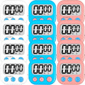 ZILLEEN 12 Pack Kitchen Timers for Cooking Digital Classroom Timers for Kids by ZILLEEN