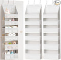Criusia 2 Pack Over the Door Organizer, Heavy-Duty 6-Shelf Hanging Storage by Criusia