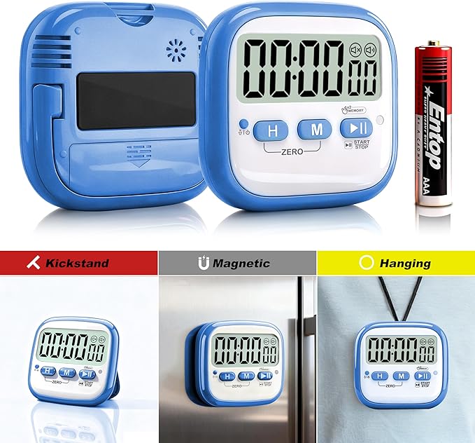 AyayaBoss 2-Pack Magnetic Kitchen Timers - Image 6
