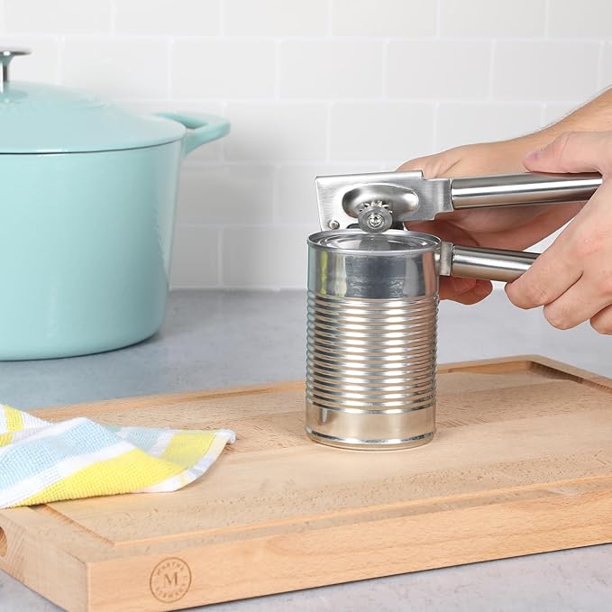Martha Stewart Sprucedale Stainless Steel Heavy Duty Can Opener – Durable and - Image 3