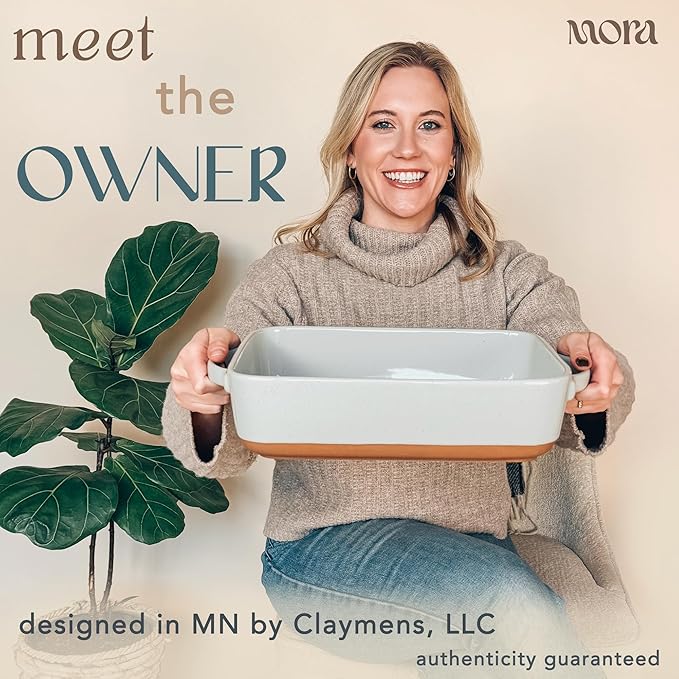 Mora 9x13in Porcelain Baking Dish - Image 3
