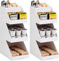 Mind Reader Coffee Tea Utensil and Condiment Station, Countertop Organizer by MindReader